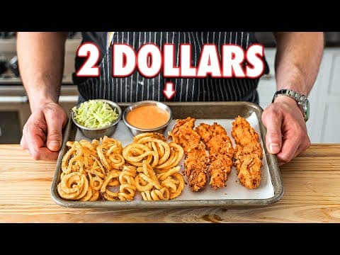 The 2 Dollar Chicken Tender Meal | But Cheaper thumbnail