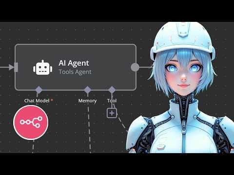 Step-by-Step Tutorial: Create a RAG Chatbot with n8n AI Agents in MINUTES thumbnail