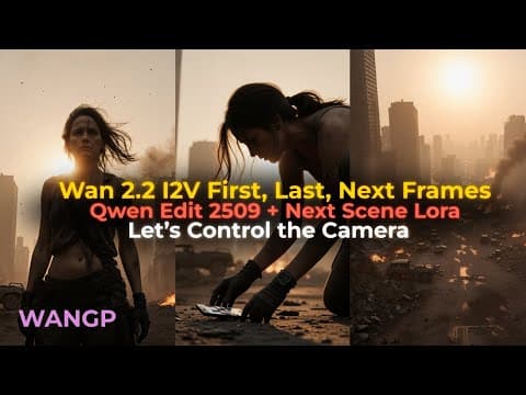 Greater Control Over the Camera in Wan 2.2 I2V | First Frame Last Frame + Next Frame thumbnail