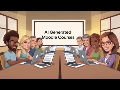 Create Ai Generated Moodle Courses for Free thumbnail