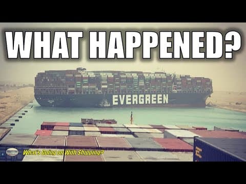 What Happened to Ever Given | Final Report Released by Panama Maritime Authority thumbnail