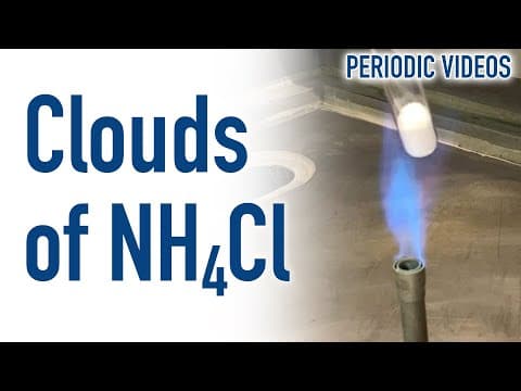 What Happens When Ammonium Chloride Is Heated or Dissolved in Water? | Periodic Table of Videos thumbnail