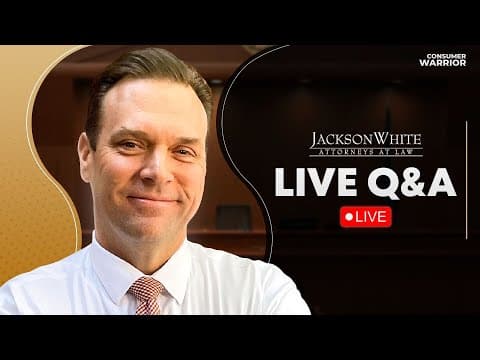 Dealing with Debt | Live Q&A With Arizona Bankruptcy Attorney John Skiba thumbnail