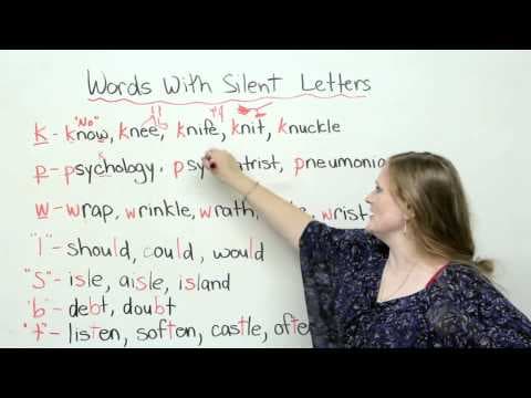 Spelling & Pronunciation - Words with Silent Letters thumbnail