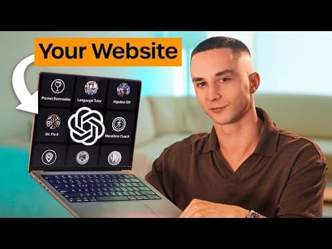 How to Add Custom GPTs to Your Website Quickly thumbnail