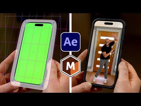 How To Easily Replace Screens In After Effects Using Mocha! thumbnail