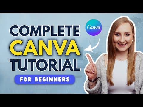 FULL CANVA TUTORIAL 2024 | How To Use Canva For BEGINNERS! thumbnail
