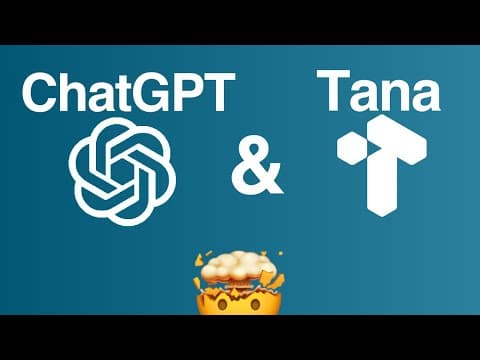 Let ChatGPT build your Tana Supertags! thumbnail