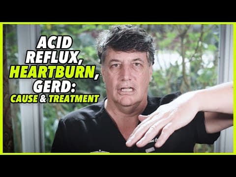 Ep:139 ACID REFLUX, HEARTBURN, GERD: CAUSE AND TREATMENT - by Robert Cywes thumbnail