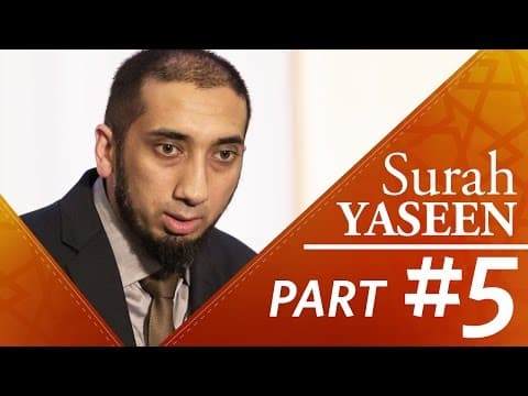 Clear & Effective Speech (Surah Yasin) - Nouman Ali Khan - Part 5 thumbnail