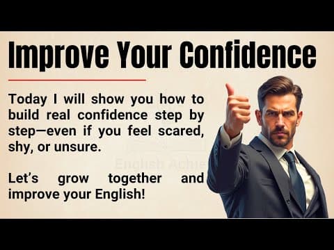 How to Build Unshakable Confidence Step by Step🔥|| Learn English & Transform Your Life✅️ thumbnail