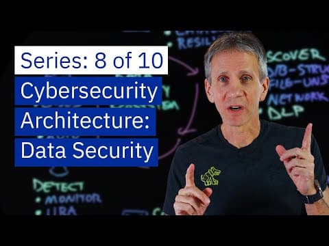 Cybersecurity Architecture:  Data Security thumbnail