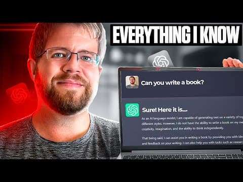 How to Write a Full Book Using ChatGPT thumbnail