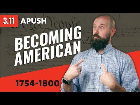 Developing an AMERICAN Identity [APUSH Review] thumbnail