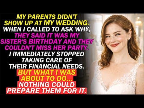 My Parents Chose To Attend My Sister's Birthday Party Over My Wedding—Until They Needed $50,000 thumbnail