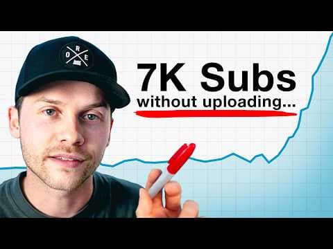 I Stopped Uploading... and My Channel Grew?! Here's How thumbnail