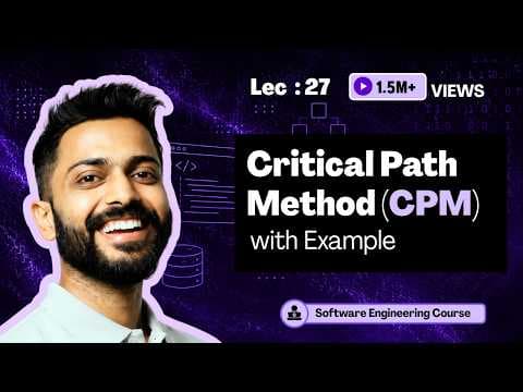 CPM (Critical Path Method) in Software Engineering | PERT/CPM Numerical thumbnail