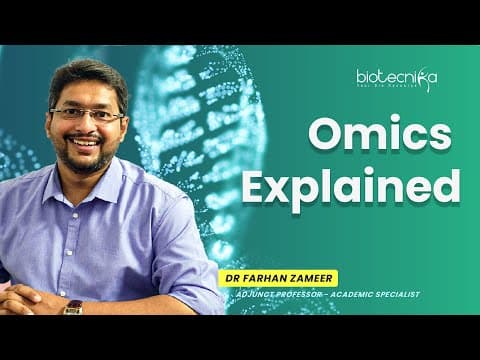 OMICS Explained : Genomics, Proteomics, Transcriptomics - 360 Degree View thumbnail