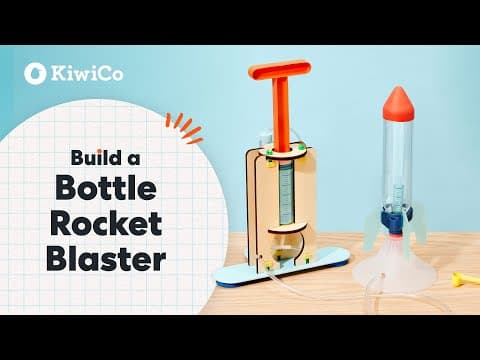 How to Build a Chemical Powered Bottle Rocket | KiwiCo thumbnail