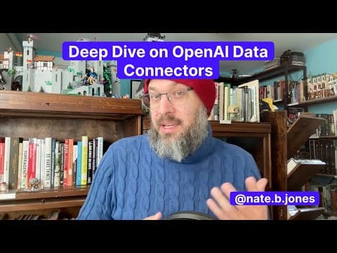 Deep Dive on OpenAI Data Connectors thumbnail