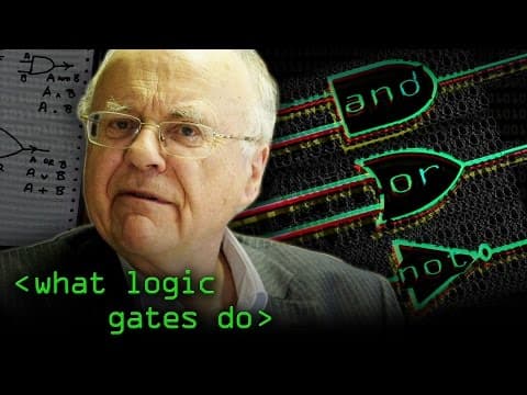 AND OR NOT - Logic Gates Explained - Computerphile thumbnail