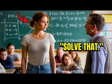 Teacher Told a Simple Woman to Solve Calculus as a Joke — What Happened Next Blew Everyone’s Mind! thumbnail