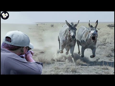 How Do Farmers And Hunters Deal With Millions Of Feral Donkeys And Rhinos | Wild Boar Hunting thumbnail