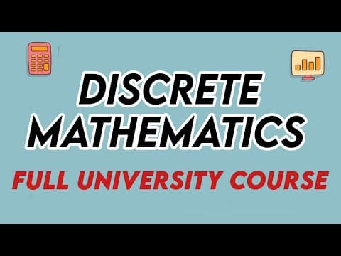 Discrete Mathematics Full Course | Discrete Mathematics For Computer Science thumbnail
