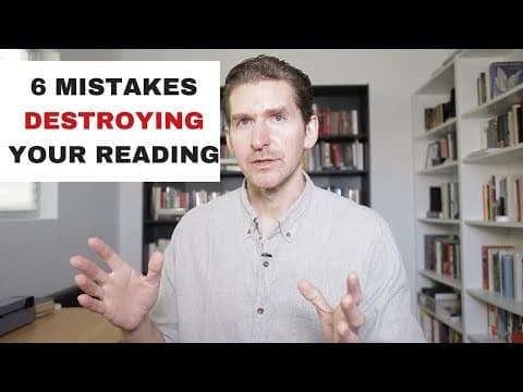 What Are the Six Mistakes Hurting Your Reading Habit? thumbnail