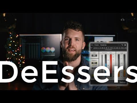 What is a DeEsser? // AUDIO Production Tools Part III of V // How to use a DeEsser tutorial thumbnail