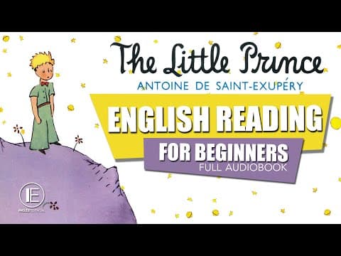 The Little Prince - English Reading for Beginners AUDIOBOOK (leitura guiada em para iniciantes) thumbnail