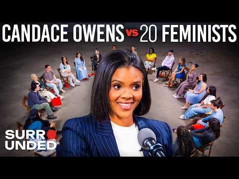 Candace Owens vs 20 Feminists | Surrounded thumbnail