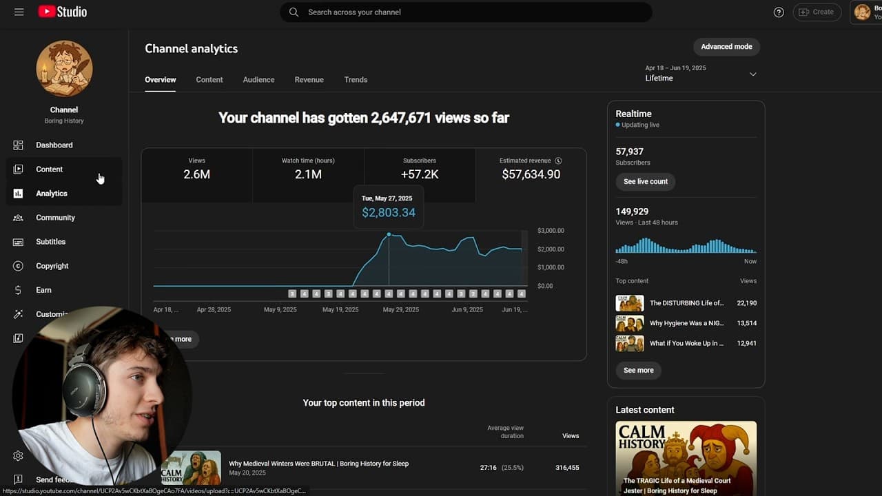 YouTube video player