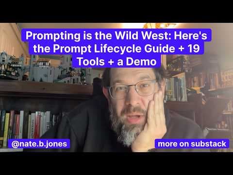Prompting Is the Wild West: How Do You Manage the Full Prompt Lifecycle with 19 Tools and a Demo? thumbnail