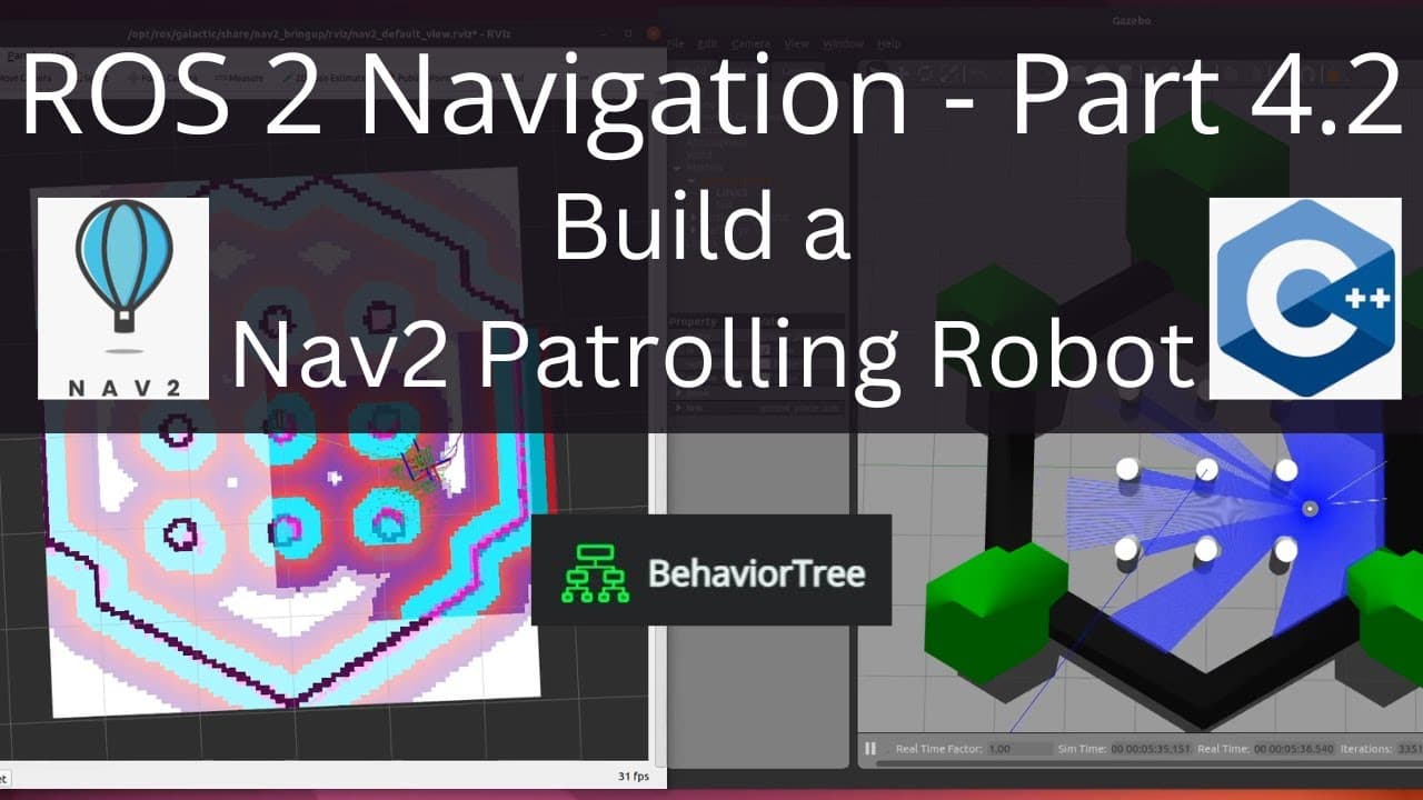 ROS 2 Navigation - Part 4.2 ( Nav2 Project - build a Patrolling Robot ...
