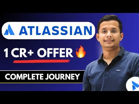 Tier 3 to Atlassian 🔥 How I Cracked Atlassian thumbnail