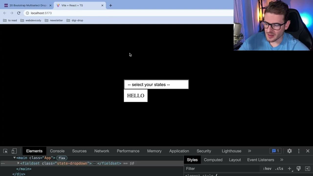 YouTube video player