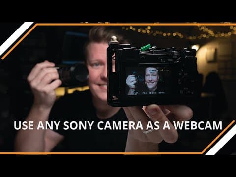 How to Use a Sony A Series Camera as a Webcam thumbnail