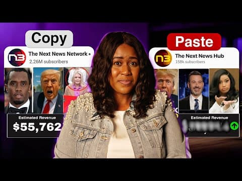 I Copied a YouTube Channel Using an AI Influencer- It Actually Worked thumbnail