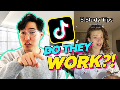 Learning Coach Reacts to TikTok Studying Advice | Part 1 thumbnail