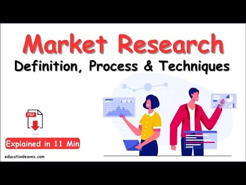 What is market research? Definition, Process & Techniques #marketresearch thumbnail