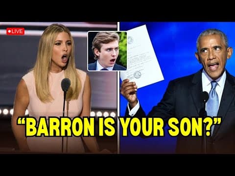 Barack Obama DESTROYS Ivanka’s Argument on Live TV — 31 Seconds Later, She CRUMBLES thumbnail