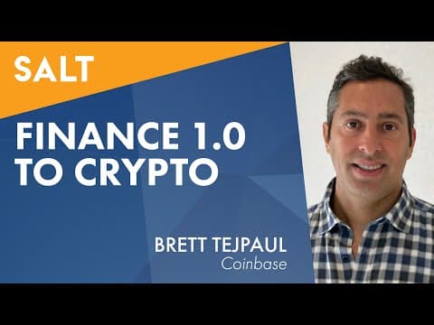 Brett Tejpaul: Coinbase IPO & Institutionalization of Crypto | SALT Talks #206 thumbnail