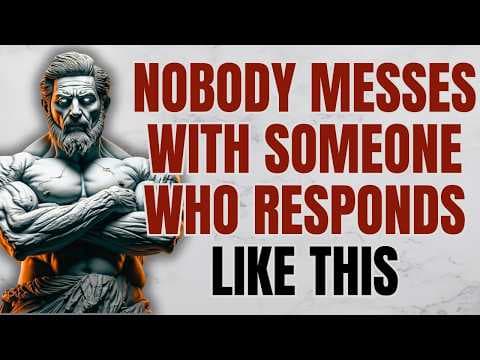 5 Smart Responses That Will Silence Anyone | Stoicism | Stoic Wisdom thumbnail