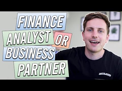 Financial Analyst Vs Commercial Business Partner Role.  What is the difference? thumbnail