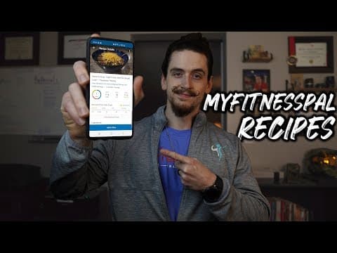 MyFitnessPal Recipe Calculator - How to create recipes or import them from the web thumbnail