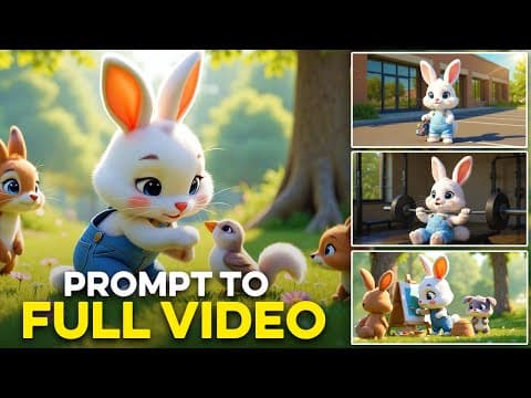 Create AI Animation Stories with NEW One Prompt AI Video Generator! thumbnail