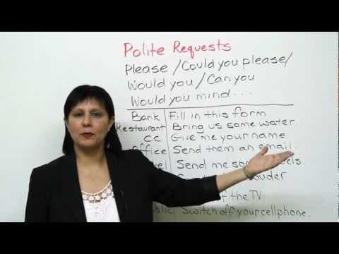 How to Make Polite Requests in English thumbnail