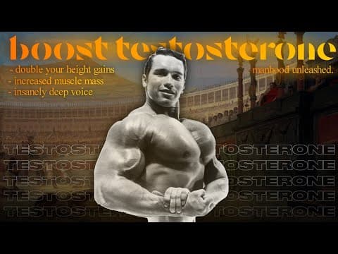 how to NATURALLY increase your testosterone! (Science Based Methods) thumbnail