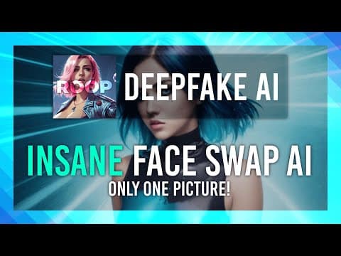 INSANE One-Click DeepFakes/Face Swaps | FREE, OFFLINE OPEN-SOURCE | Roop thumbnail